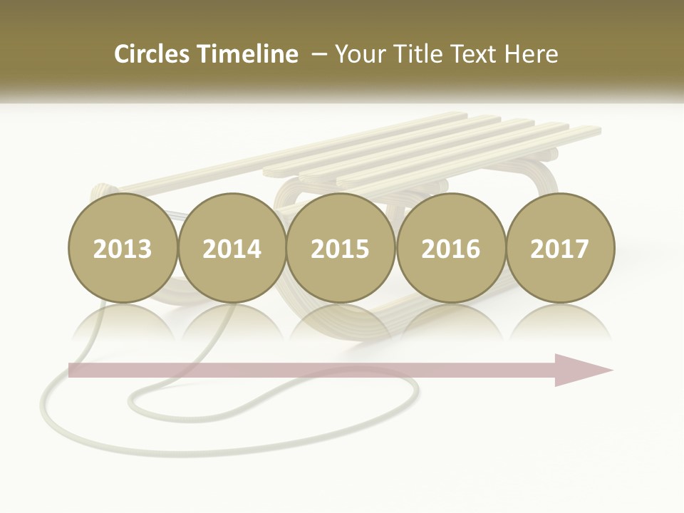 Plant Object Snowfall PowerPoint Template