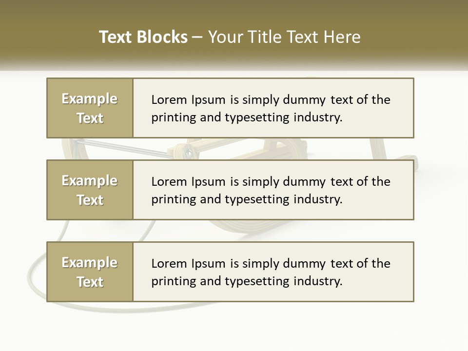Plant Object Snowfall PowerPoint Template