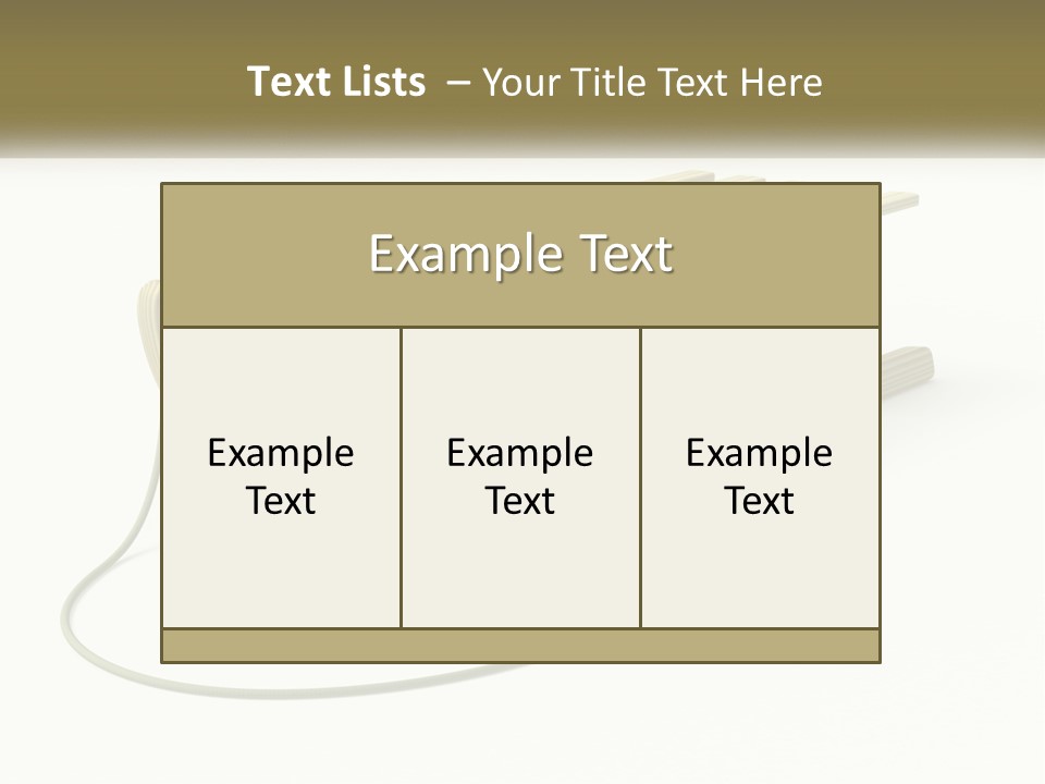 Plant Object Snowfall PowerPoint Template