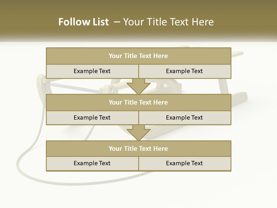 Plant Object Snowfall PowerPoint Template