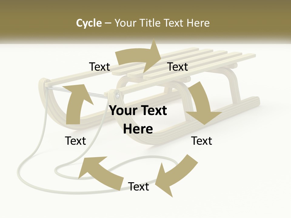 Plant Object Snowfall PowerPoint Template