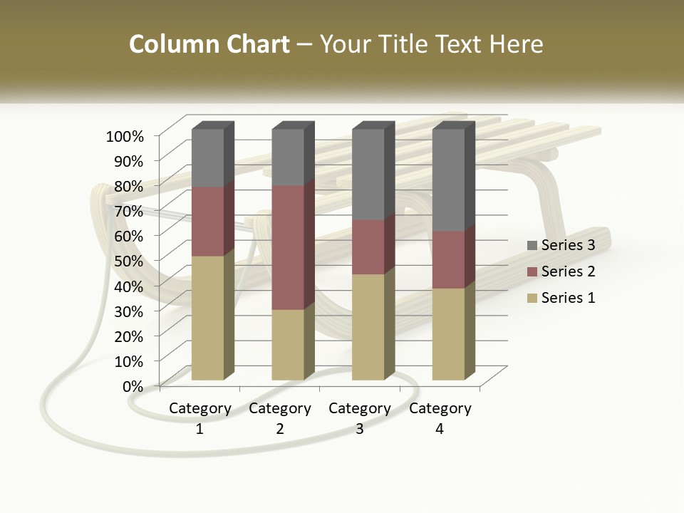 Plant Object Snowfall PowerPoint Template