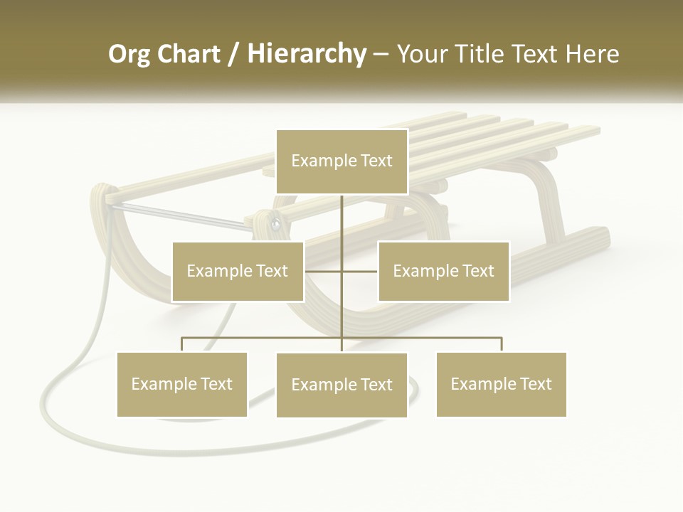 Plant Object Snowfall PowerPoint Template