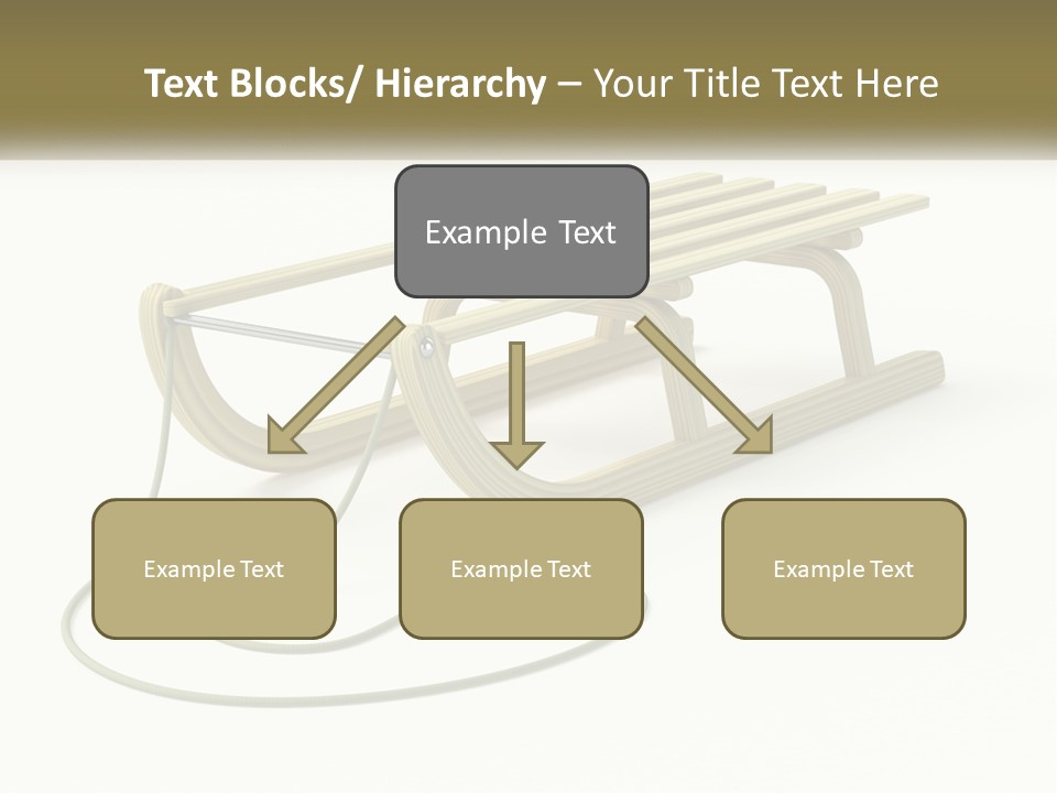 Plant Object Snowfall PowerPoint Template