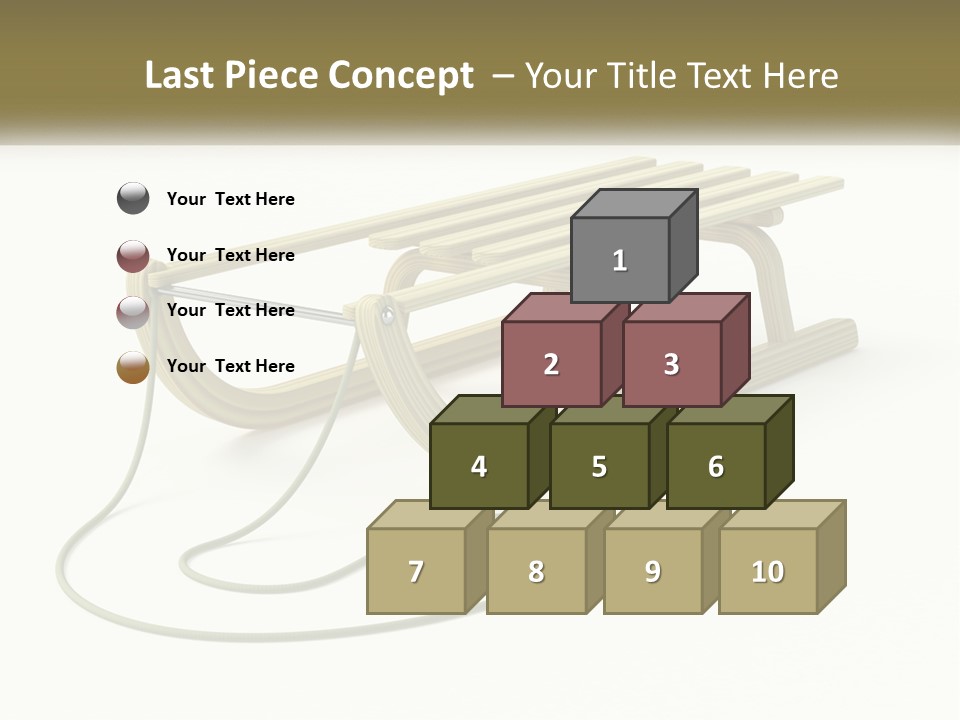 Plant Object Snowfall PowerPoint Template