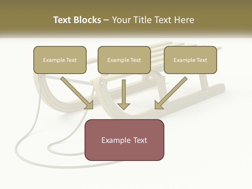 Plant Object Snowfall PowerPoint Template