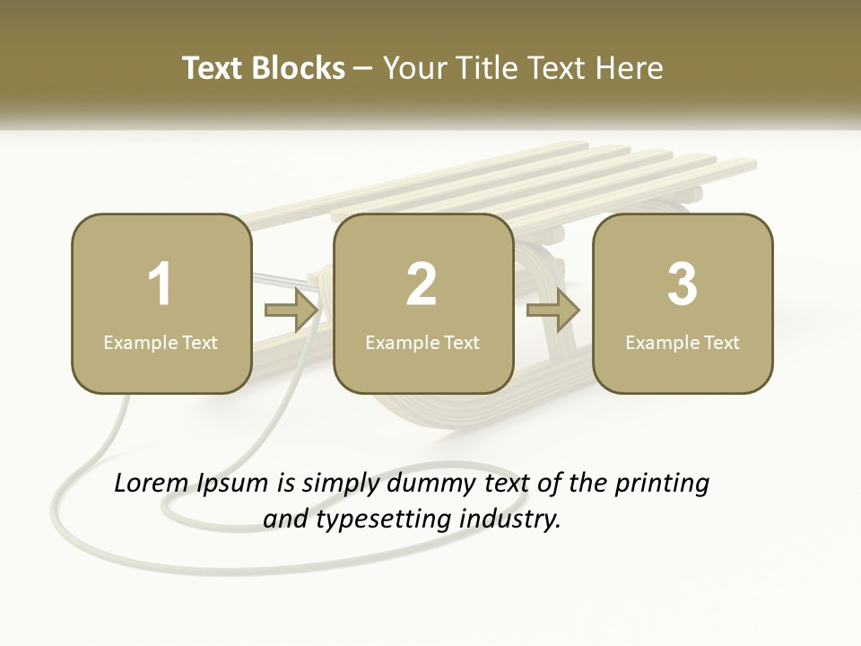 Plant Object Snowfall PowerPoint Template