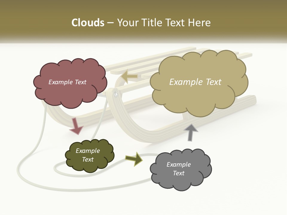 Plant Object Snowfall PowerPoint Template