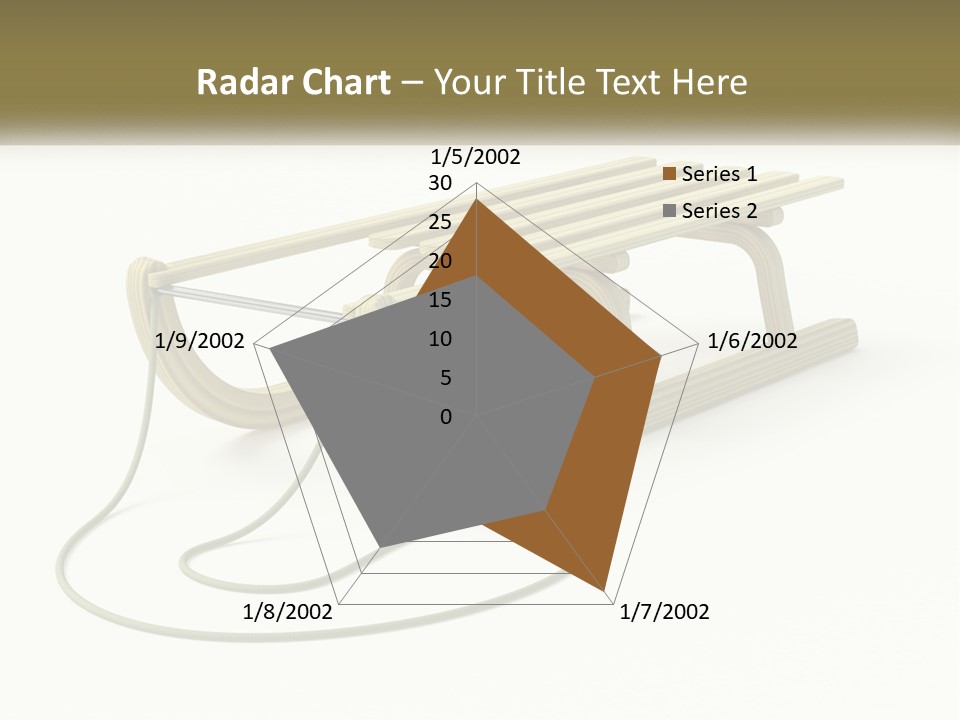 Plant Object Snowfall PowerPoint Template