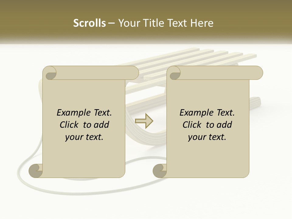 Plant Object Snowfall PowerPoint Template