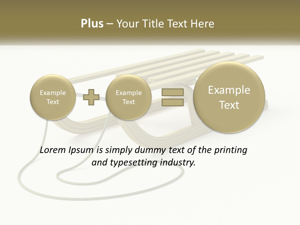 Plant Object Snowfall PowerPoint Template