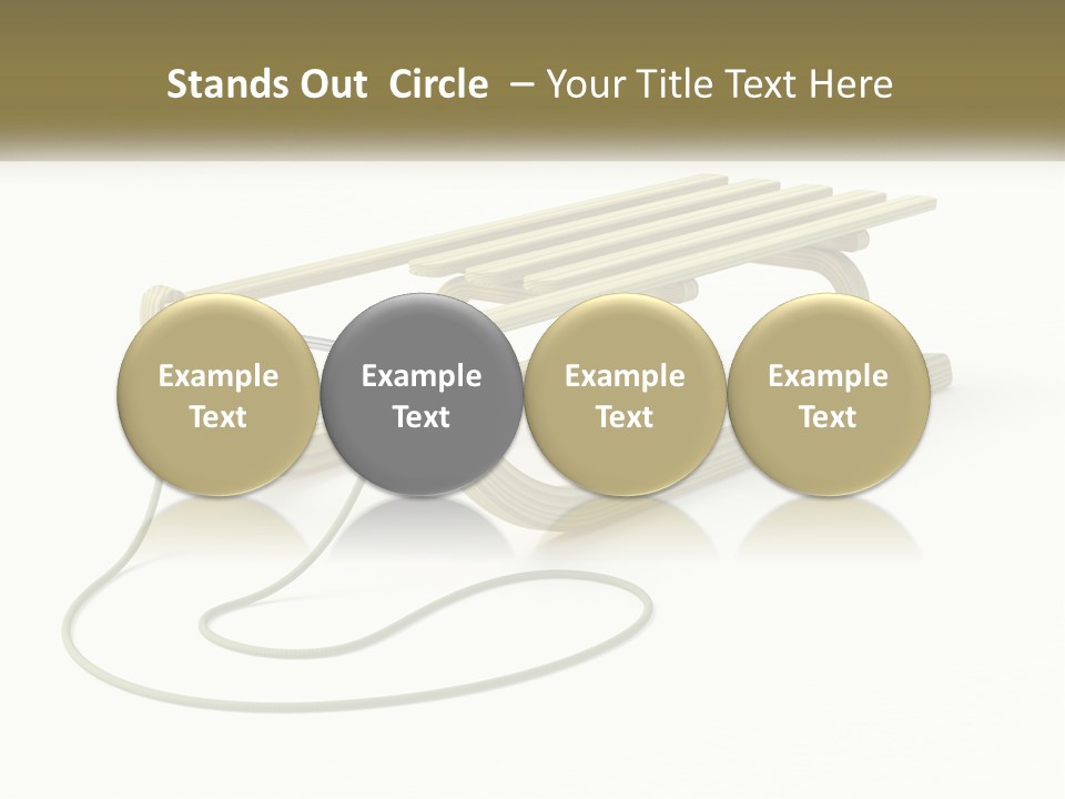 Plant Object Snowfall PowerPoint Template