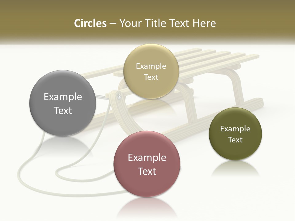 Plant Object Snowfall PowerPoint Template