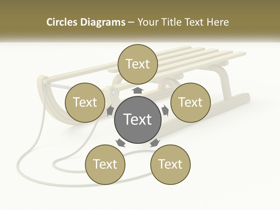Plant Object Snowfall PowerPoint Template