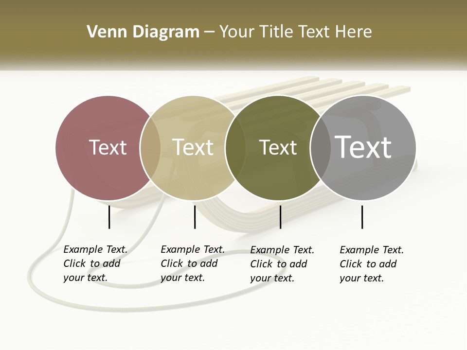 Plant Object Snowfall PowerPoint Template