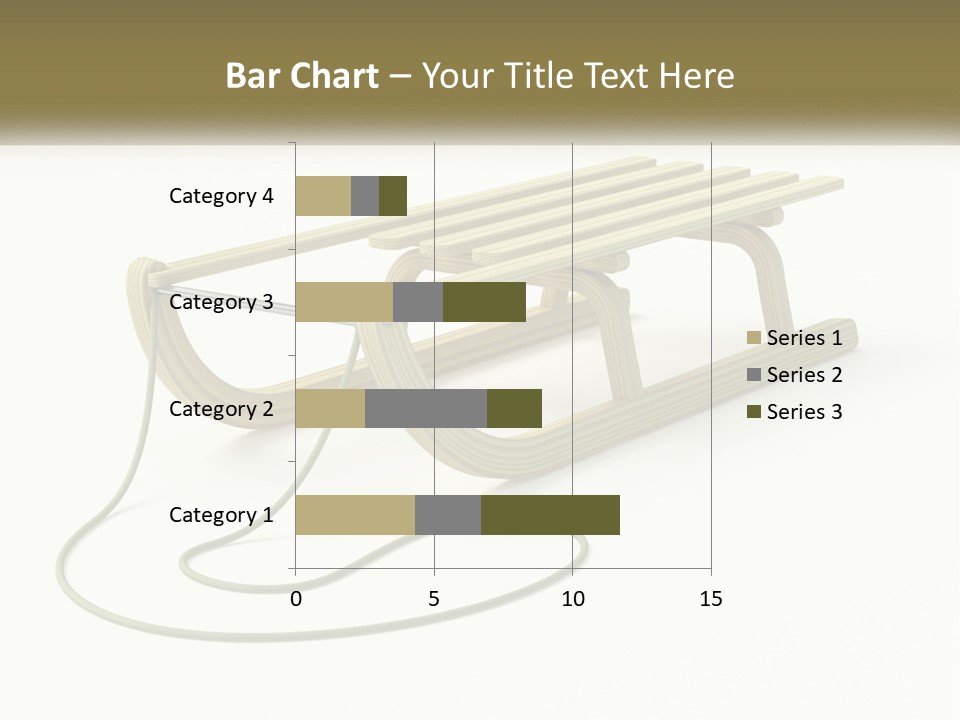Plant Object Snowfall PowerPoint Template
