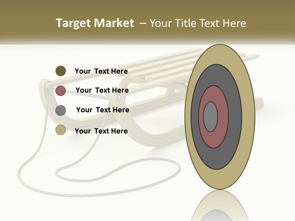 Plant Object Snowfall PowerPoint Template