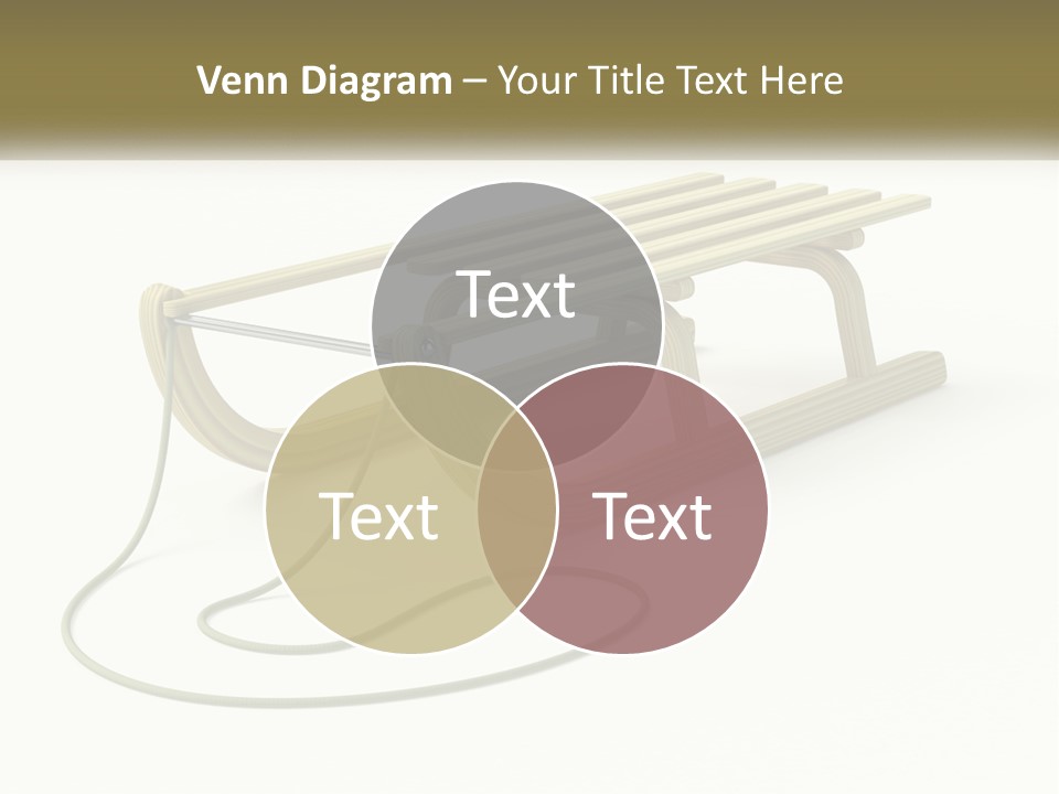 Plant Object Snowfall PowerPoint Template