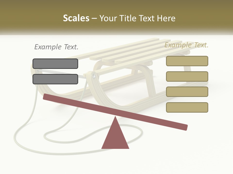 Plant Object Snowfall PowerPoint Template