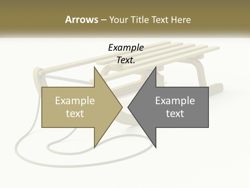 Plant Object Snowfall PowerPoint Template