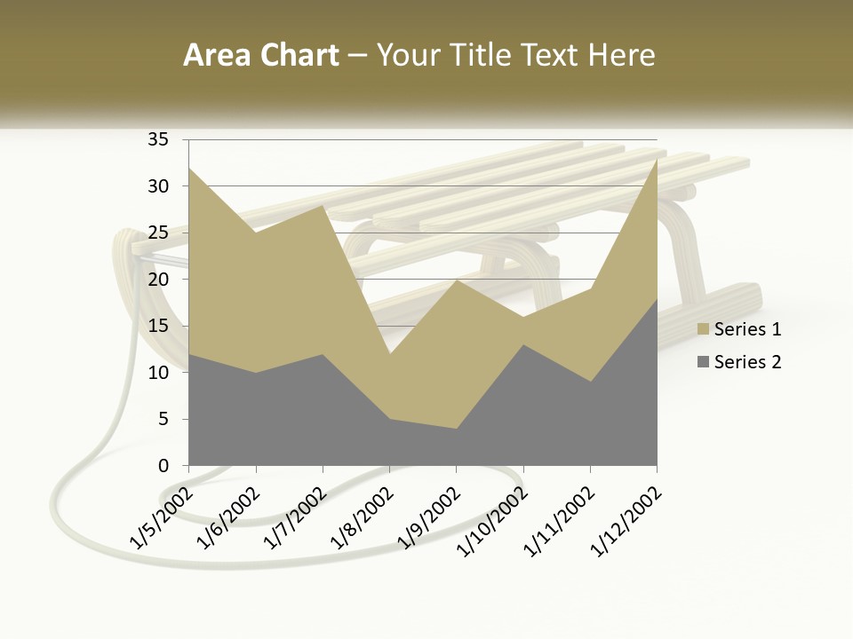 Plant Object Snowfall PowerPoint Template