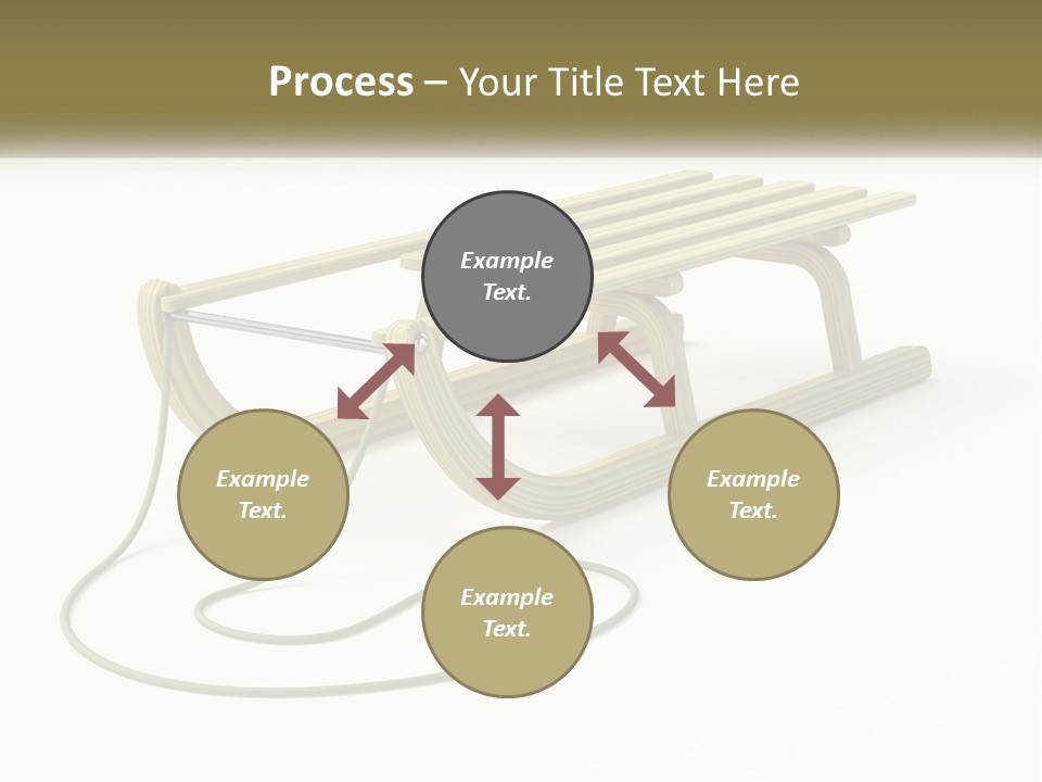 Plant Object Snowfall PowerPoint Template