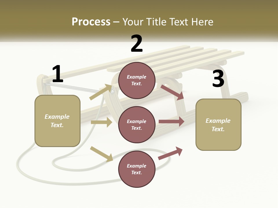Plant Object Snowfall PowerPoint Template