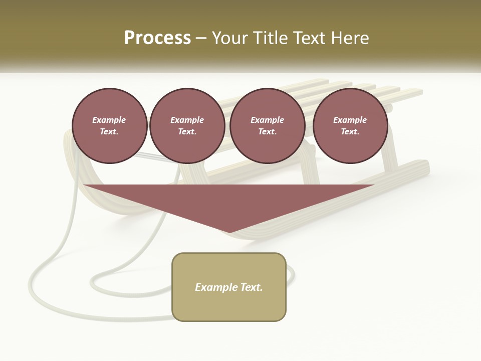 Plant Object Snowfall PowerPoint Template