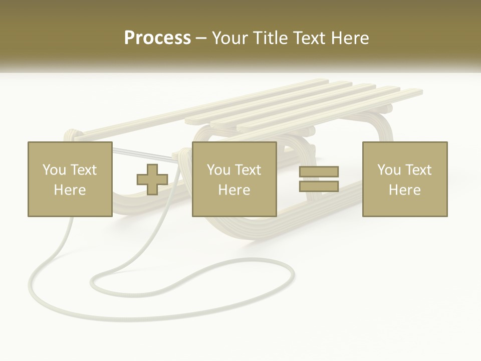 Plant Object Snowfall PowerPoint Template