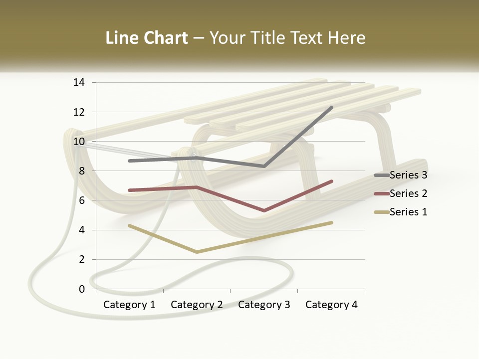 Plant Object Snowfall PowerPoint Template