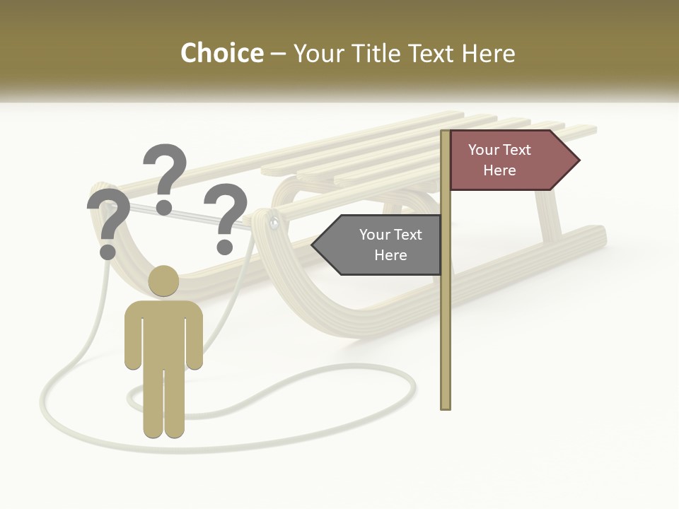 Plant Object Snowfall PowerPoint Template