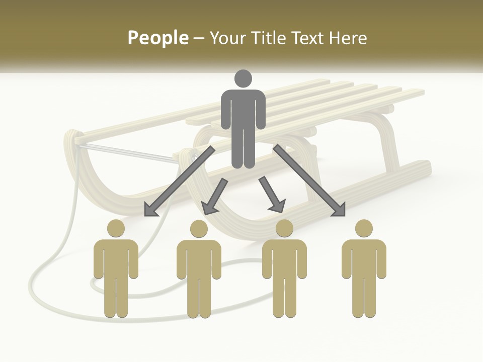 Plant Object Snowfall PowerPoint Template