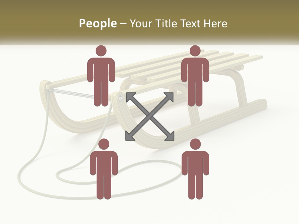 Plant Object Snowfall PowerPoint Template