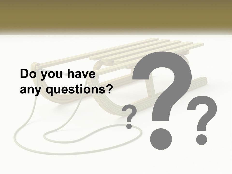 Plant Object Snowfall PowerPoint Template