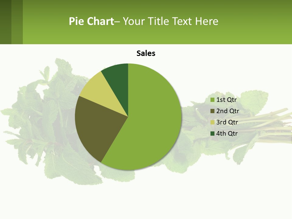 Aroma Recipe Mint PowerPoint Template