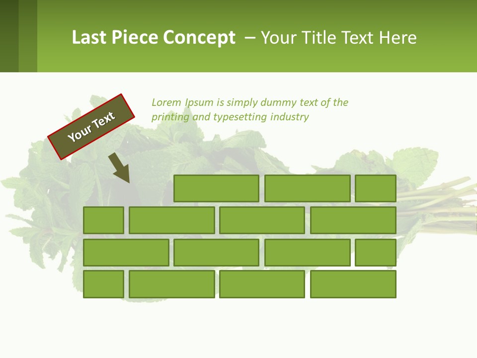 Aroma Recipe Mint PowerPoint Template