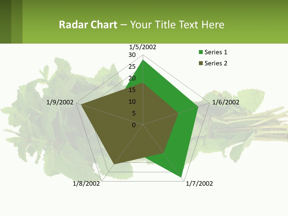 Aroma Recipe Mint PowerPoint Template