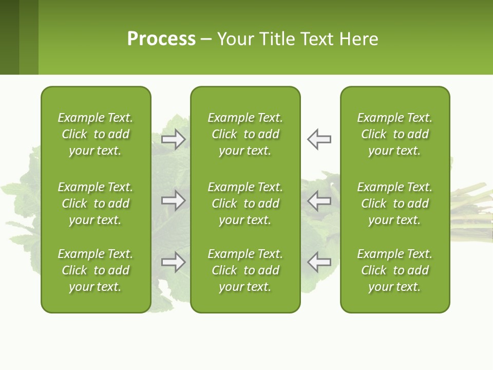 Aroma Recipe Mint PowerPoint Template
