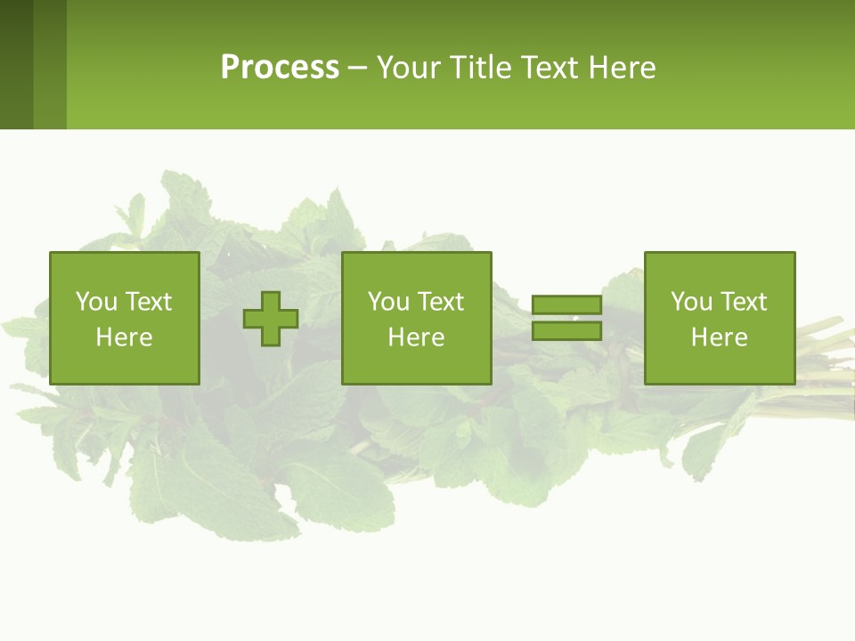 Aroma Recipe Mint PowerPoint Template