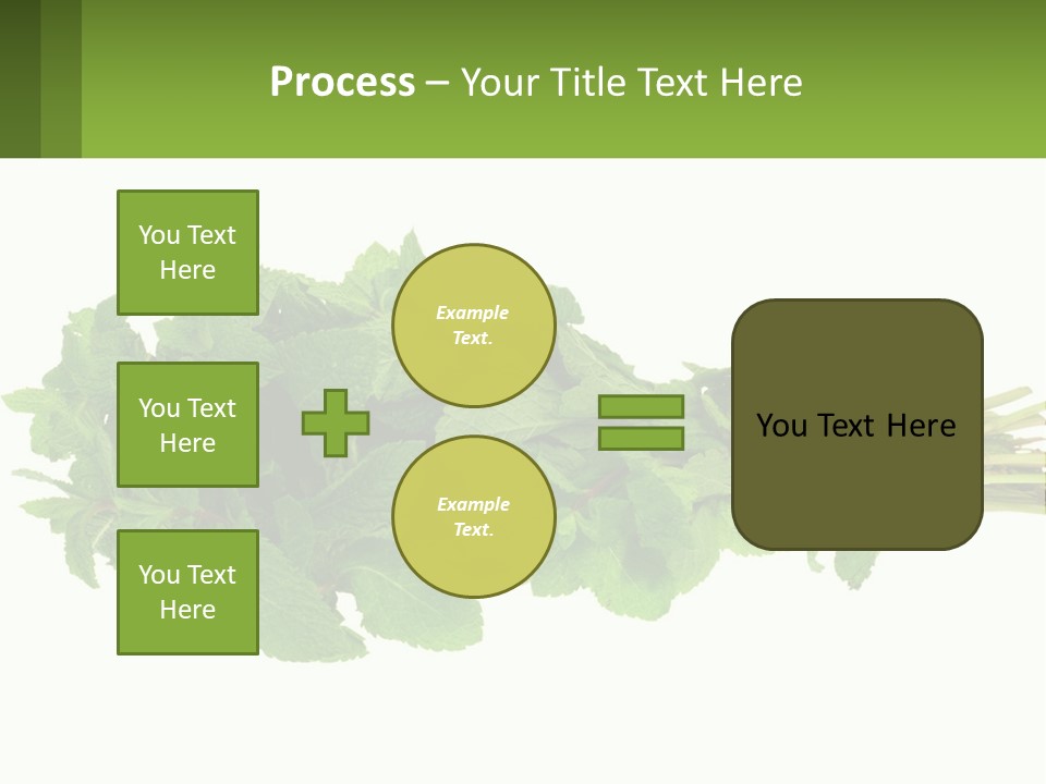 Aroma Recipe Mint PowerPoint Template