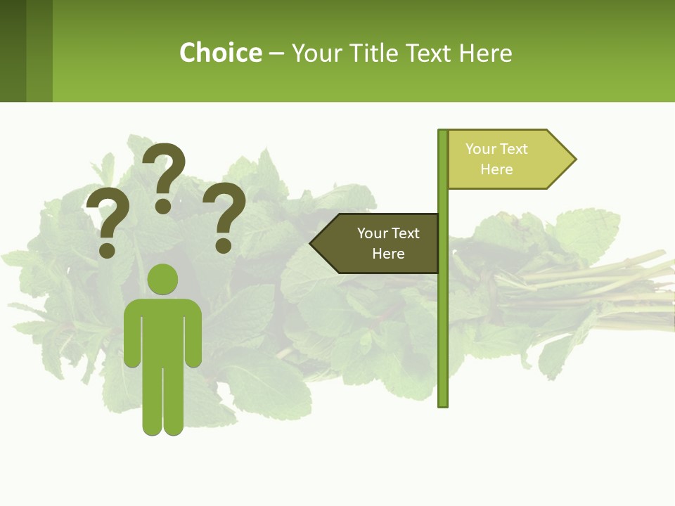 Aroma Recipe Mint PowerPoint Template