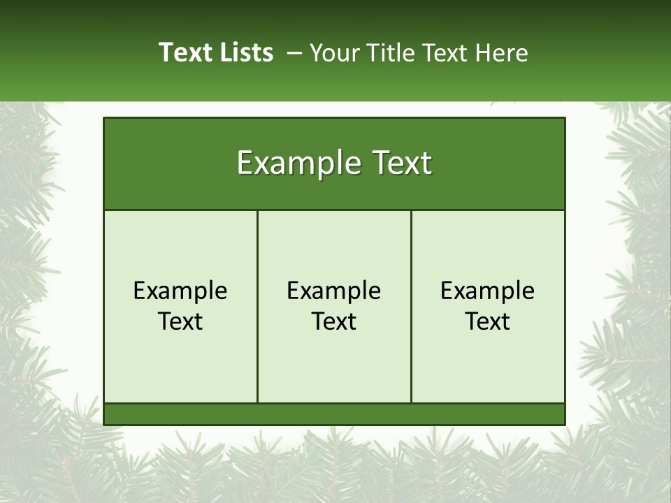 December Flora White PowerPoint Template
