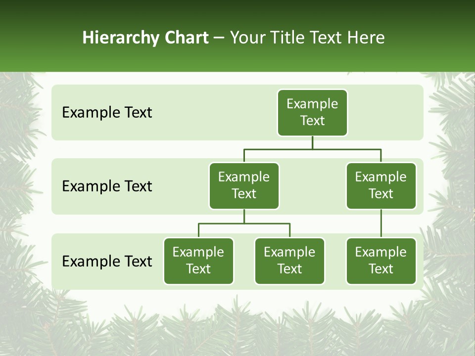 December Flora White PowerPoint Template