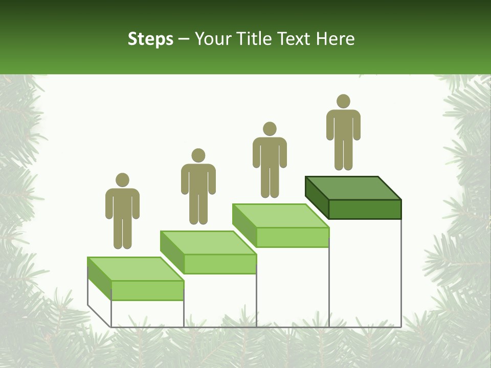 December Flora White PowerPoint Template