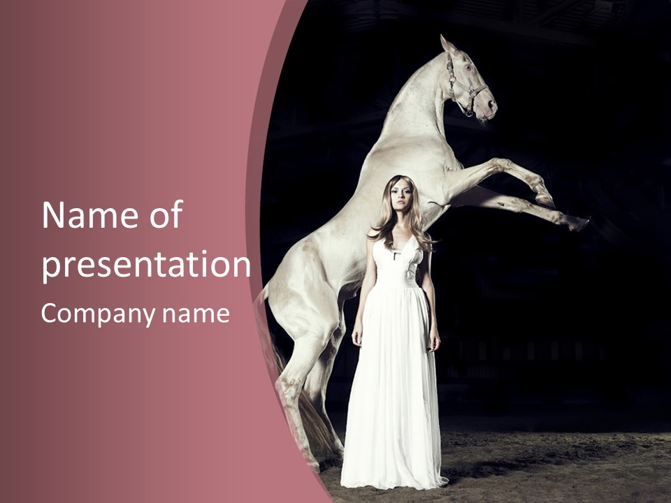 Mare Dress People PowerPoint Template