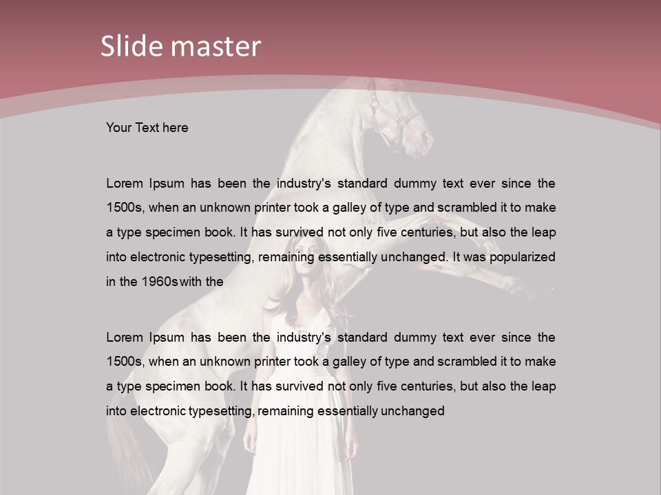 Mare Dress People PowerPoint Template
