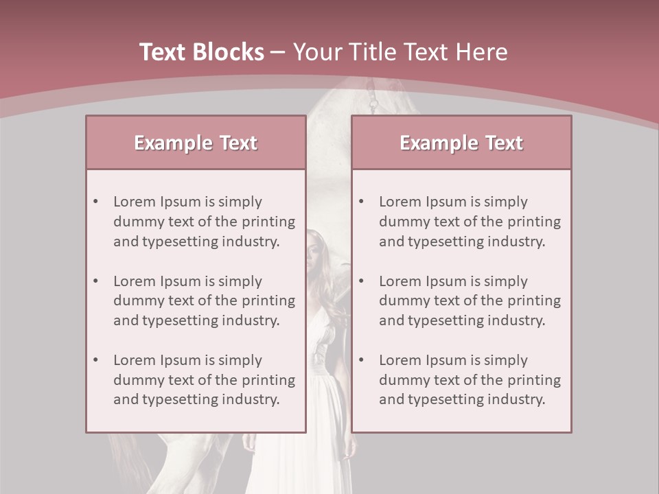 Mare Dress People PowerPoint Template