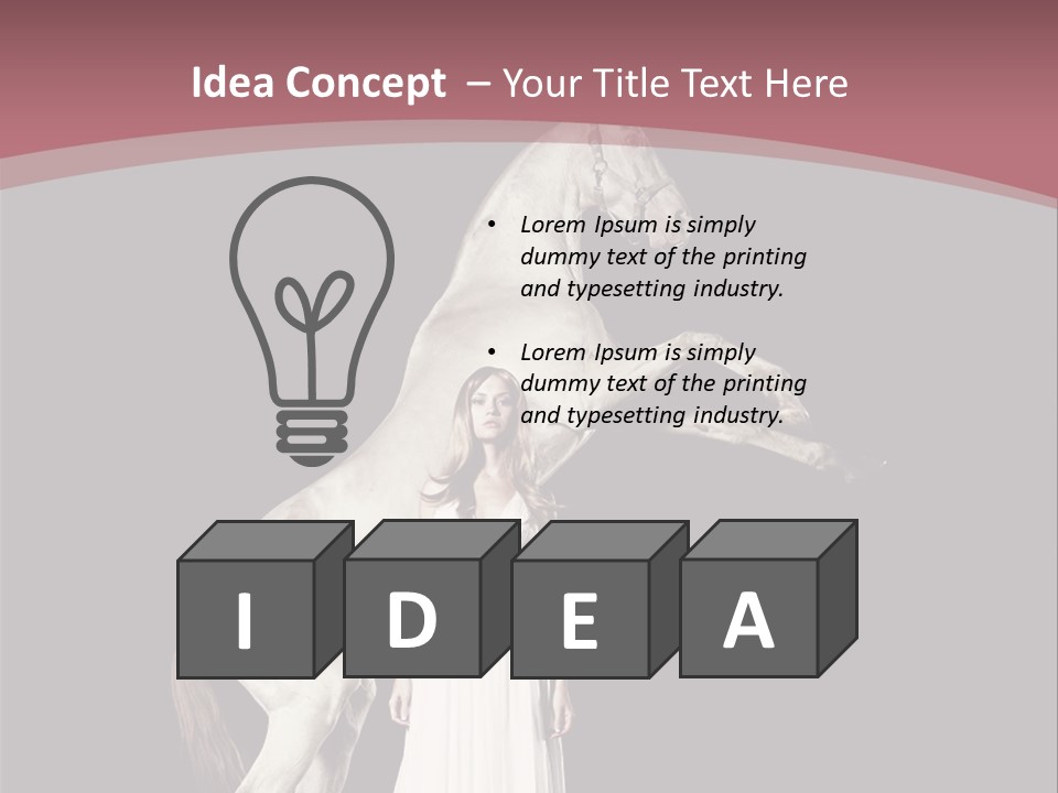 Mare Dress People PowerPoint Template