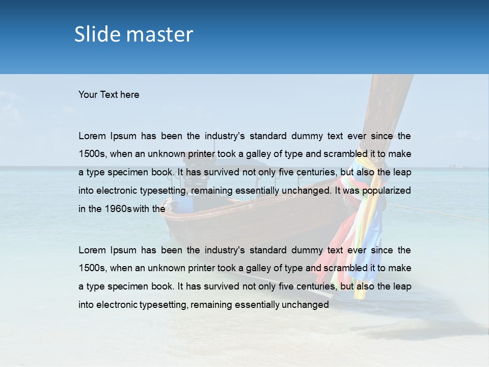 Recreation Climate Wave PowerPoint Template