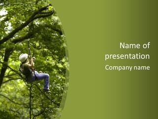 Longshot Canopy Woods PowerPoint Template